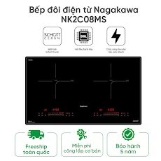 BẾP ĐÔI ĐIỆN TỪ NAGAKAWA NK2C08MS