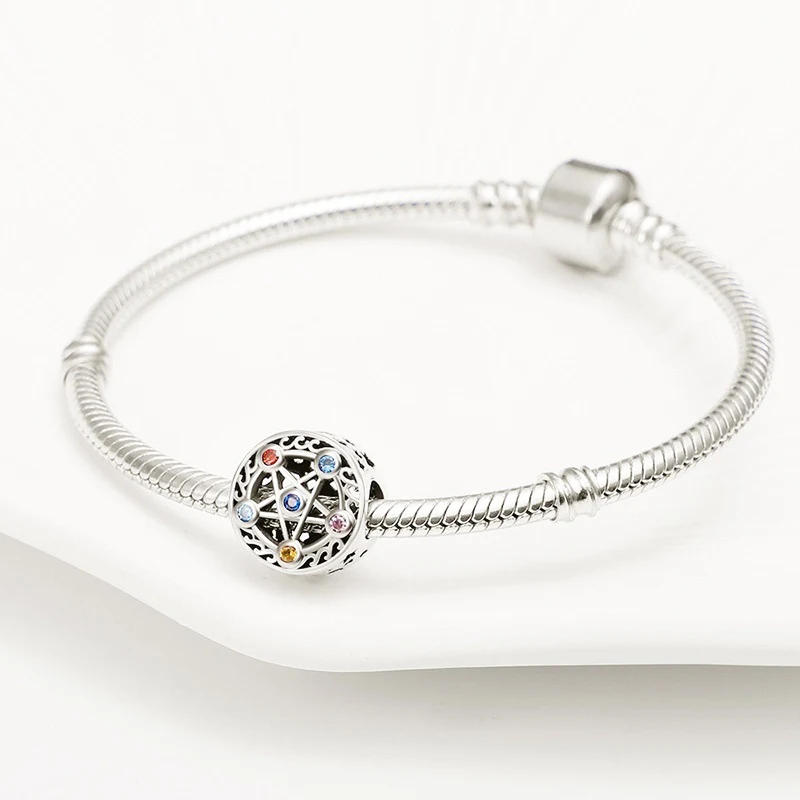Title 1, SIX STAR Armband met verzamelde koord-ornament-...