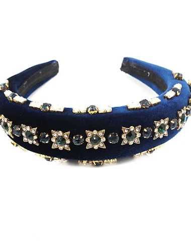 Prom hoofdband met parels, diamante - 2