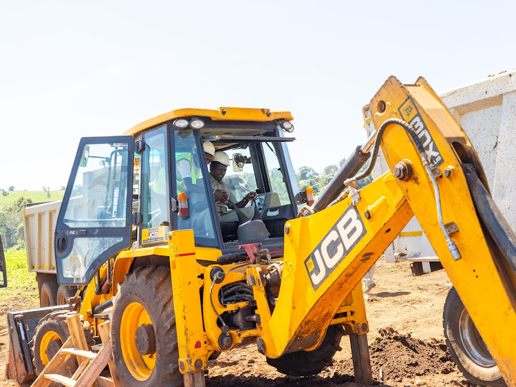 President William Ruto breaks ground for the construction of the Kenya Utalii College's Ildolisho Campus on March 17, 2024