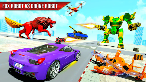 Screenshot Drone Robot Car Transforming