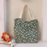 White flowers on a green backg