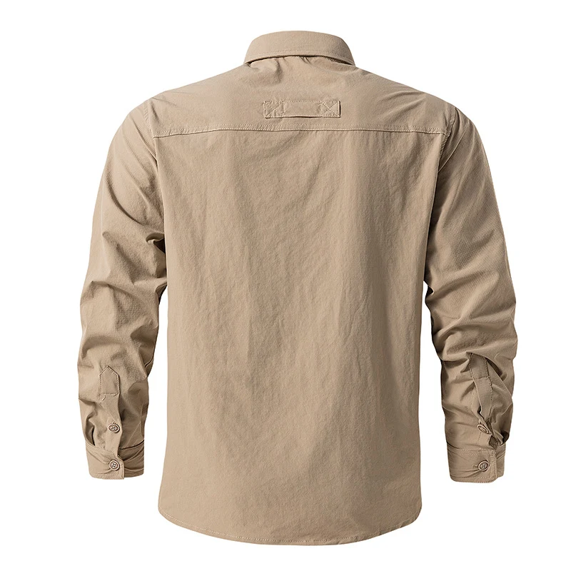 Camicia tattica ad asciugatura rapida Consul da uomo Addestramento servizi speciali outdoor multitasche perfetta per attività intense.