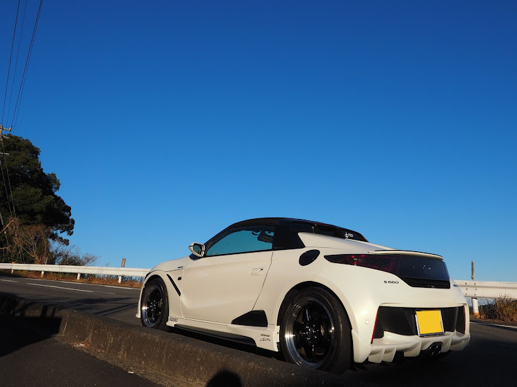 S660の休日の朝のドライブ・牧之原方面へ・めっちゃ寒いに関するカスタム事例の投稿画像1枚目