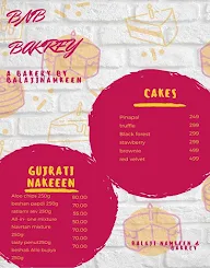 Bnb Cake Shop menu 1