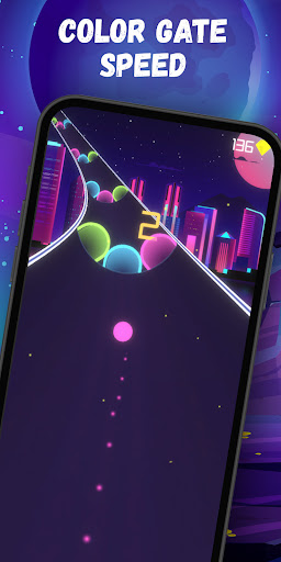 Screenshot colored ball – speedball rush