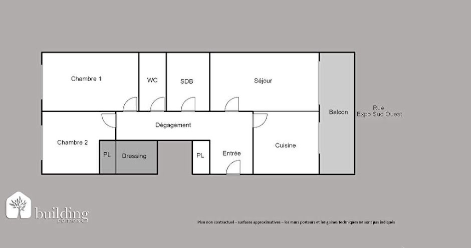 Vente appartement 3 pièces 72.89 m² à Levallois-Perret (92300), 799 000 €