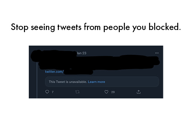Twitter Block Block chrome extension