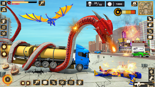 Screenshot Snake Car Robot Transformation