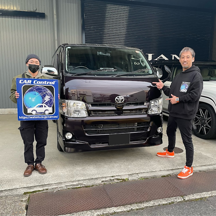 LCのカーコントロール・盗難防止・カーセキュリティ・ハイエースバン・ハイエースカスタムに関するカスタム事例の投稿画像1枚目