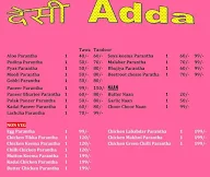 Desi Adda menu 1