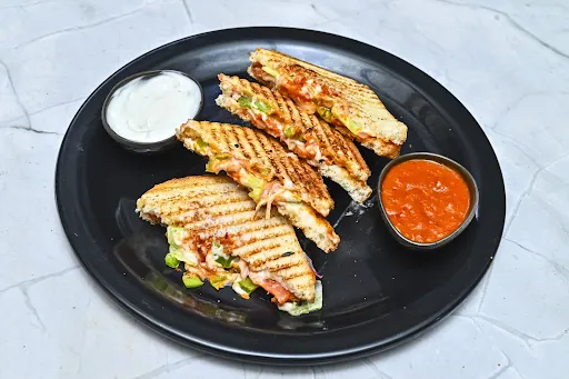 Aloo Tikki Cheese Grilled Sandwich