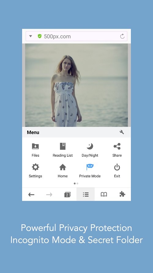 Android application Mercury Browser for Android screenshort