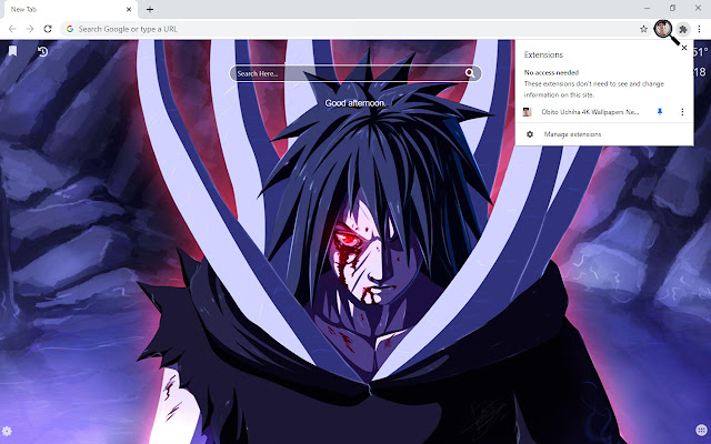 Obito Uchiha 4K Wallpapers New Tab