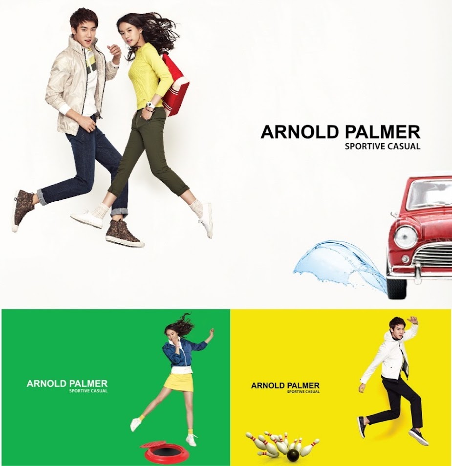 Yoo Yun Suk and Jo Yun Hee for Arnold Palmer