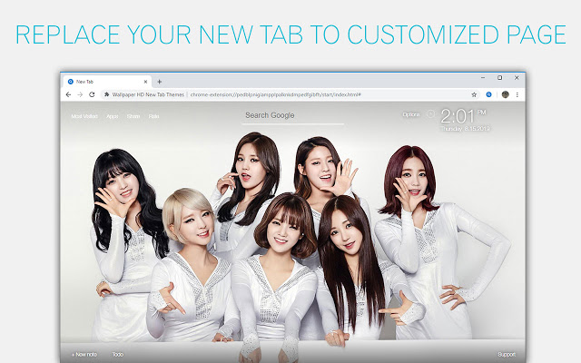 Kpop AOA Backgrounds AOA Custom New Tab