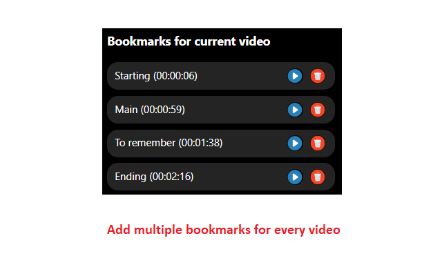 Youtube Bookmarker Preview image 1