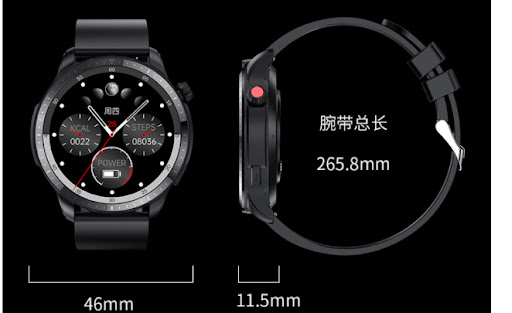 Title 1, Smart Watch with Body Temperature, Heart Rate, ...