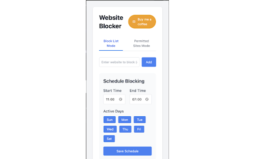 Website Blocker