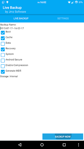 Live Backup ROOT