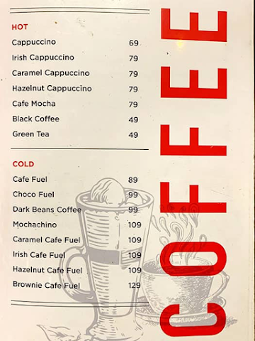 Fuel Station menu 