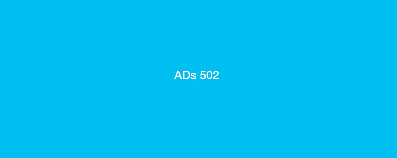 Ads 502 Preview image 2