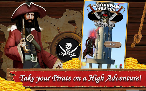 Caribbean Pirates Pogo Jump