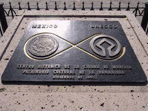 placa unesco morelia