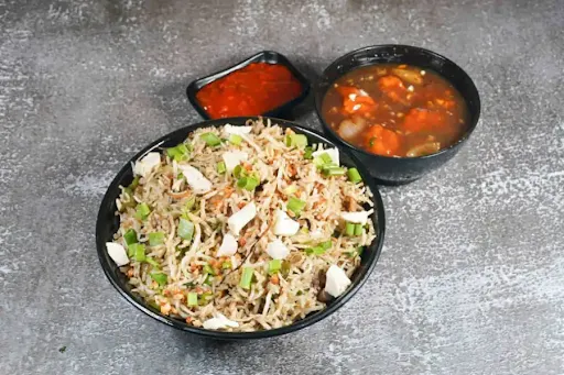 Chicken Manchurian Fried Rice