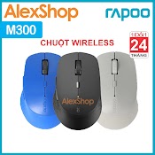 Rapoo M300 Silent Chuột Không Dây - Chính Hãng Bh 2 Năm 1 Đổi 1