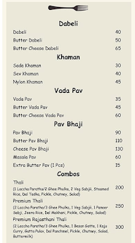 Gangaur menu 1