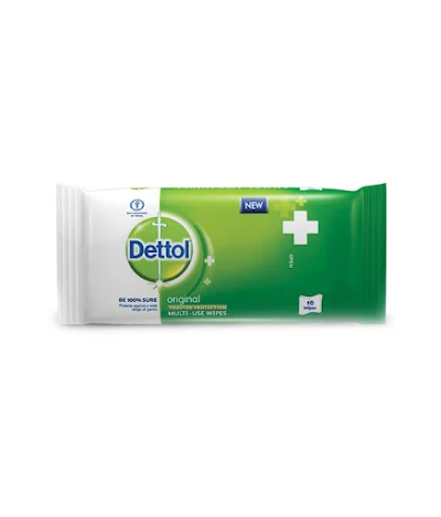 Dettol Floral Multi Use Wipes - 10 pcs