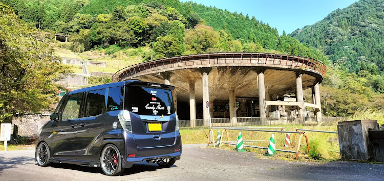 デイズルークスの秋の交通安全週間・ドライブ・真横ショット・秋の気配・神子畑選鉱場跡に関するカスタム事例の投稿画像6枚目
