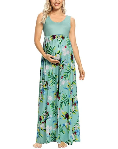 Vestido de Maternidad con Cuello Re - 2