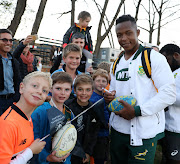 Sibusiso Nkosi of South Africa during the Castle Lager Incoming Series training session at St Stithians School, Randburg on June 7 2018.