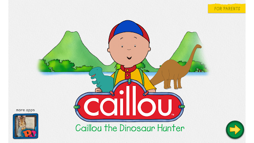 Caillou the Dinosaur Hunter