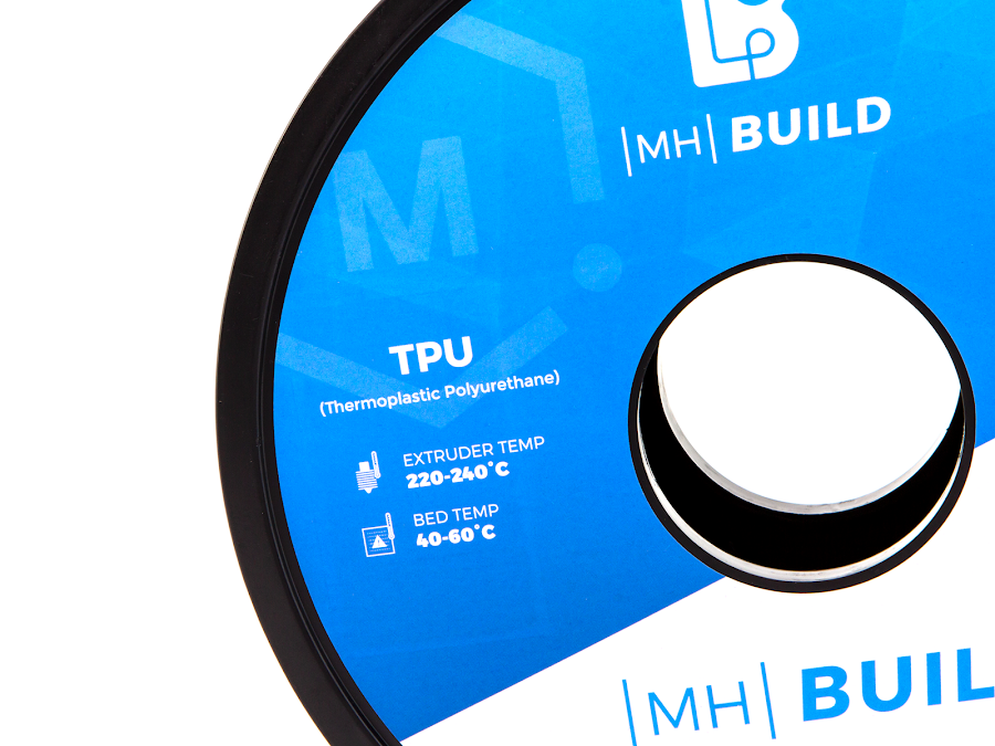 Grey MH Build Series TPU Flexible Filament - 2.85mm (1kg)