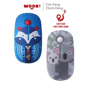 Chuột Không Dây Tĩnh Âm 2.4Ghz Robot M330 Họa Tiết Hoạt Hình Thiết Kế Nhỏ Gọn Khoảng Cách Tín Hiệu 20M Hàng Chính Hãng