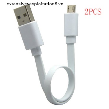 2 Dây Cáp Sạc Micro Usb Siêu Ngắn 20Cm Dành Cho Điện Thoại Di Động
