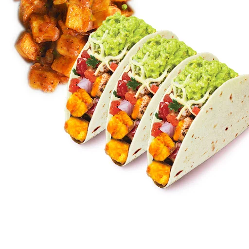 Mexican Spicy Paneer Tacos (3 Pcs)