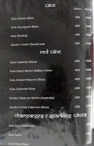 Kadar Khan's Sheesha menu 2