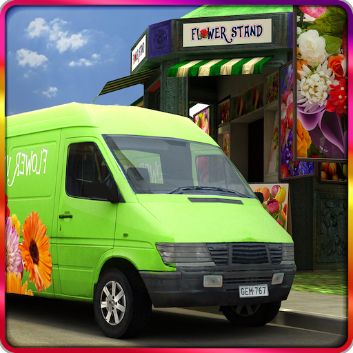 livraison de fleurs camion icon