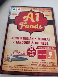 A1 Foods menu 1