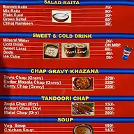 Cash N Curry Restaurant menu 3