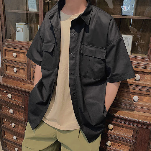 Title 1, Mens Casual Workwear Short-sleeved Shirt. Comf...