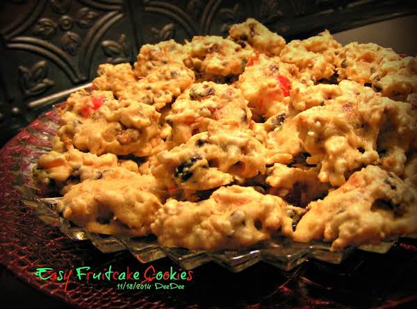 Easy Spirited Fruitcake Cookies Just A Pinch Recipes