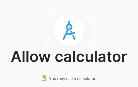 Hegarty allow calcuator Preview image 0