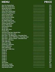 Pom Pom Dosa menu 2