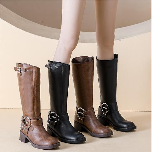Title 5, Below The Knee Plus Size Womens Boots