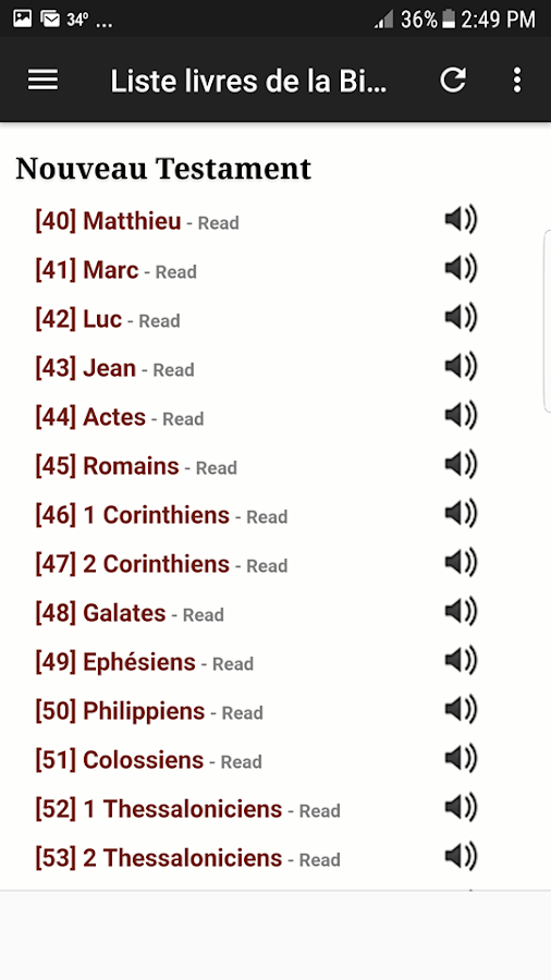 French Bible Louis Segond - Android Apps on Google Play
